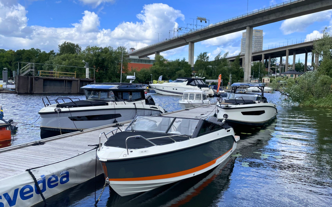 Provkörning på Skanstull Marin